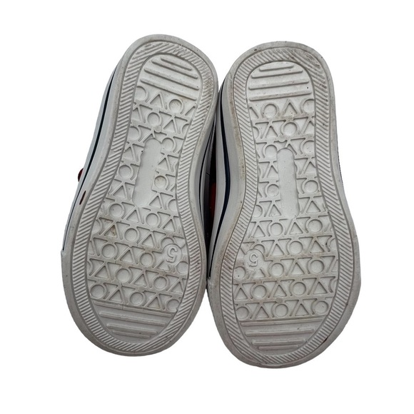 K KomForme Red Blue Car Truck Canvas Sneakers Size 5 Toddler - Picture 8 of 8